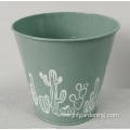 Stamping garden flower bucket